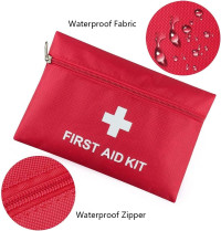 AOUTACC 12 Pack First Aid Empty Bag, Travel Empty First Aid Kit Pouch for Emergency at Home, Office, Car, Outdoors, Boat, Camping, Hiking(Bag Only) 7.9x5.5 Inch (Pack of 12) 12.0