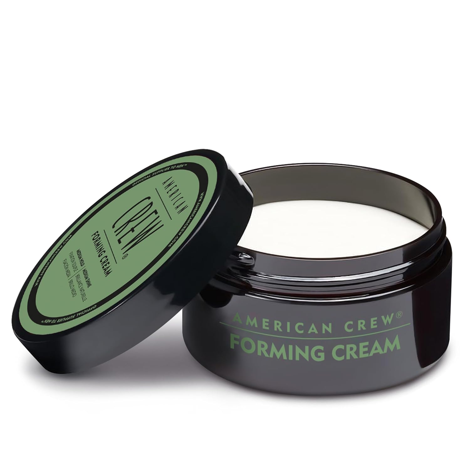 American Crew Men's Hair Forming Cream, Like Hair Gel with Medium Hold & Medium Shine, 3 oz