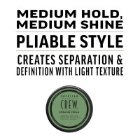 American Crew Men's Hair Forming Cream, Like Hair Gel with Medium Hold & Medium Shine, 3 oz