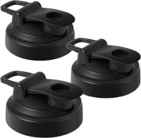 Maplefield Protein Shaker Bottle Lids for Blender Bottles - 3 Pack - Flip Top To-Go Replacement Lids for Travel and Gym - Fits 20-32 oz Shaker Bottles - Includes Upper and Lower Drip Guard/Leak-Proof