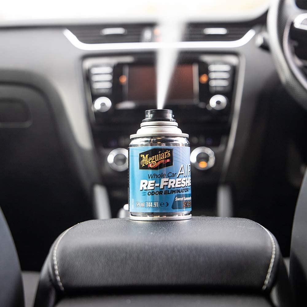 Wholesale Meguiar's G16602EU Whole Car Air Re-Fresher Odor Eliminator Mist  Sweet Summer Breeze Scent Air Bomb 59 ml