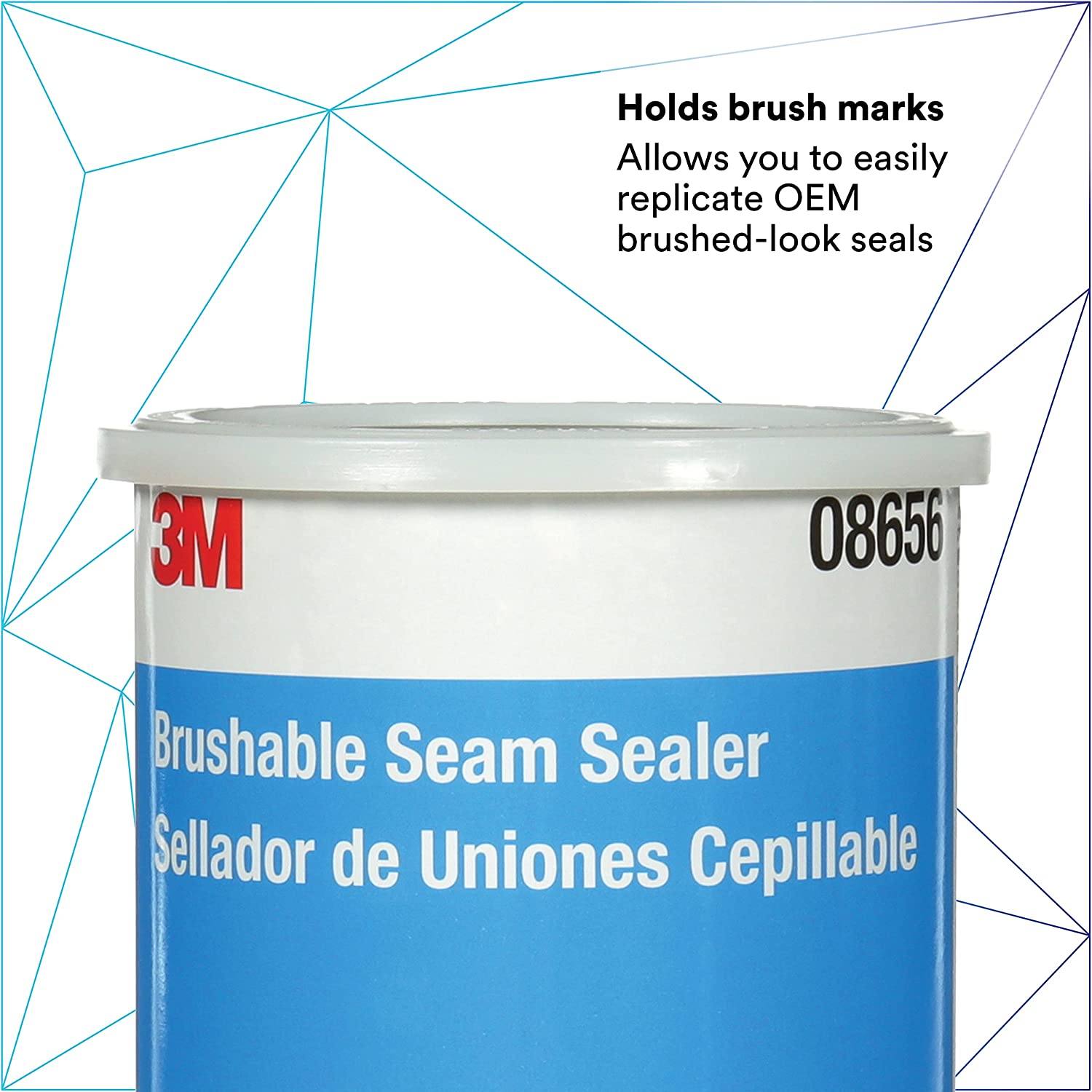 3M Brushable Seam Sealer, 08656, Multi-Purpose, Fast-Drying, Flexible Workable Seams, 1 qt, 946 mL