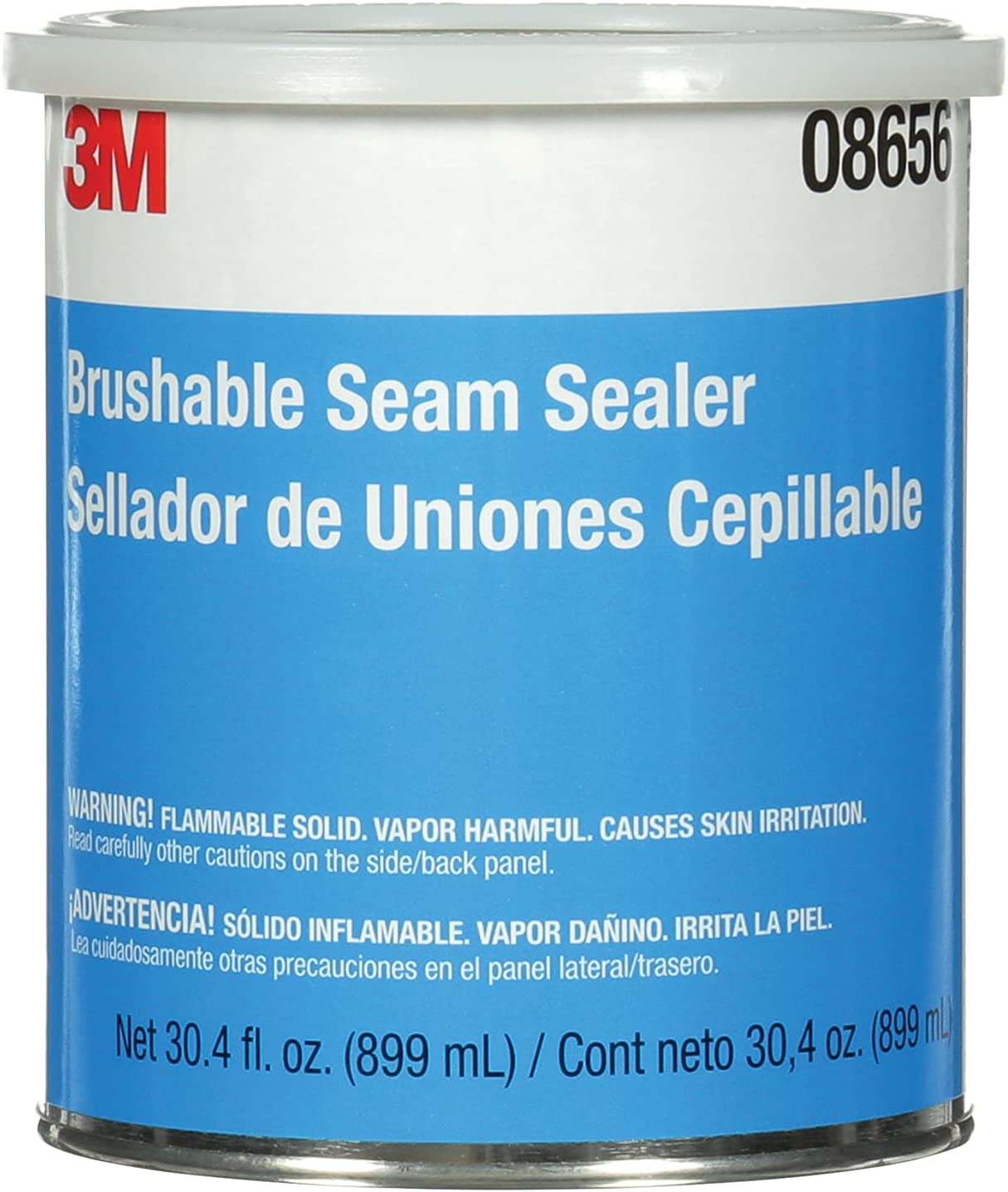 3M Brushable Seam Sealer, 08656, Multi-Purpose, Fast-Drying, Flexible Workable Seams, 1 qt, 946 mL