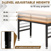 HABUTWAY Height Adjustable Workbench 48