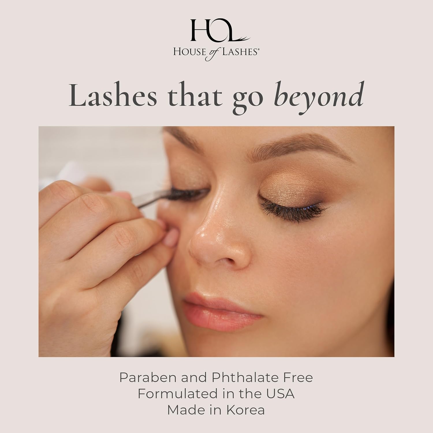 House of Lashes Eyelash Glue - Latex-Free, Clear Lash Glue for Sensitive Eyes - All Day Wear for Strip Lashes, 2 Count