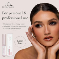 House of Lashes Eyelash Glue - Latex-Free, Clear Lash Glue for Sensitive Eyes - All Day Wear for Strip Lashes, 2 Count