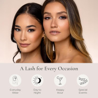 House of Lashes Eyelash Glue - Latex-Free, Clear Lash Glue for Sensitive Eyes - All Day Wear for Strip Lashes, 2 Count