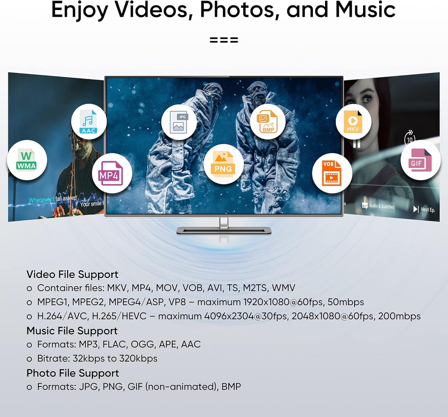 NEUMI Atom 4K Lite Ultra-HD Digital Media Player for USB Drives and SD Cards - Plays 4K/UHD Videos, HEVC/H.265, HDMI and Analog AV, Automatic Playback, Looping, Trigger Capability