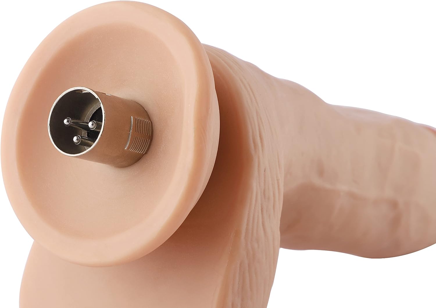 Sex Machine Attachments ,Vac-U-Lock Adapter and 3.5” Suction Cup with 3 XLR Connector Dildo for Adult Sex Toys