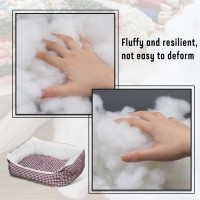 150g/5.3oz Stuffing Fiber Fill, High Resilience Polyester Fiber, Polyester Fiber Fill, Stuffing Pillow, Fiberfill for Crafts, Cushion Stuffing, Stuffed Cotton for Filling Crafts DIY