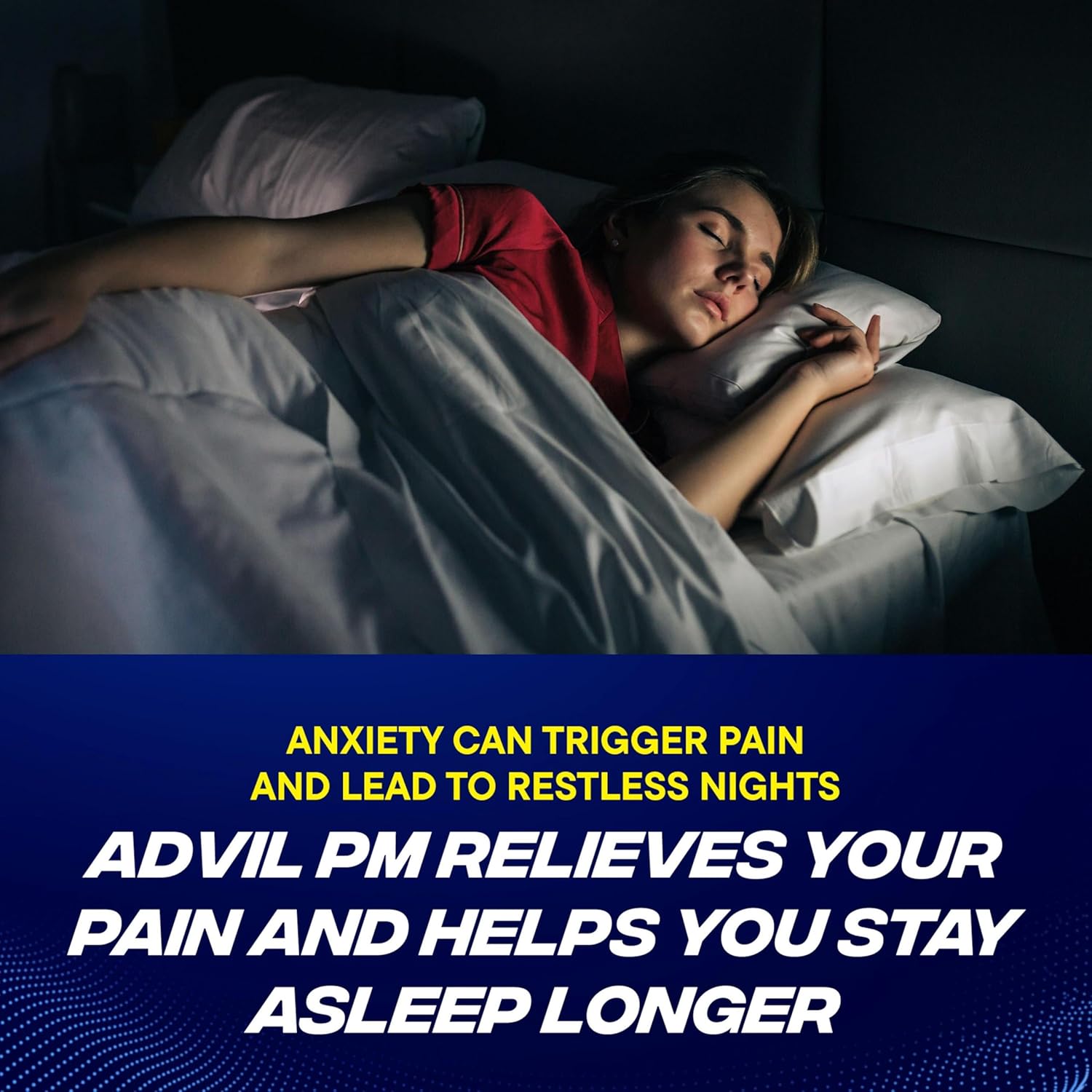 Advil PM Liqui-Gels Pain Reliever and Nighttime Sleep Aid, Pain Medicine with Ibuprofen for Pain Relief and Diphenhydramine HCL for a Sleep Aid - 2x80 Liquid Filled Capsules Liqui Gels Pack of 2