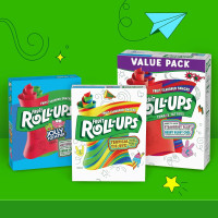 Fruit Roll-Ups Fruit Flavored Snacks, Variety Pack, Pouches, 10 ct Variety Pack 10 Count (Pack of 1)