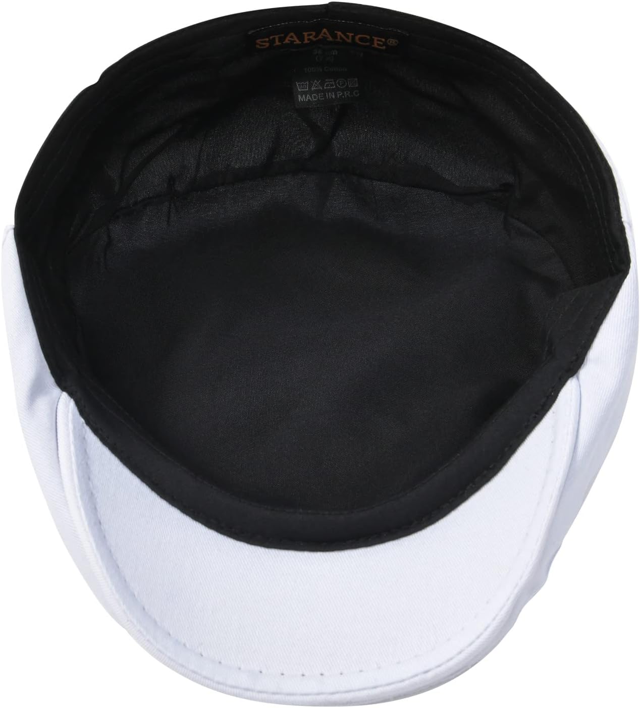 STARANCE Men's Cotton Ivy Gatsby Newsboy Hat Summer Driving Scally Cap Thin
