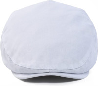STARANCE Men's Cotton Ivy Gatsby Newsboy Hat Summer Driving Scally Cap Thin