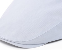 STARANCE Men's Cotton Ivy Gatsby Newsboy Hat Summer Driving Scally Cap Thin 7 3/4 White