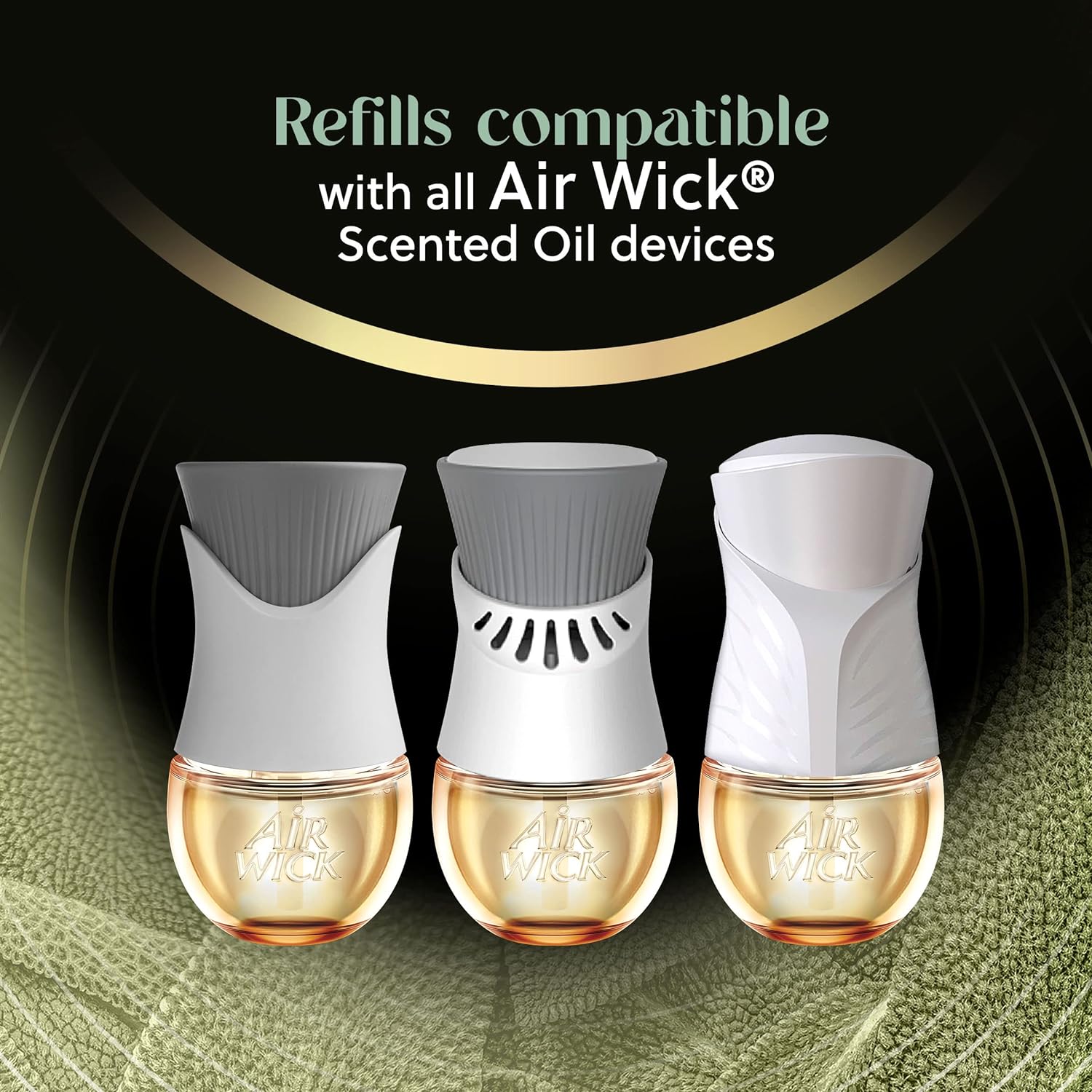 Air Wick Plug in Scented Oil Starter Kit (Gadget + 2 Refills), White Sage & Mahogany, Air Freshener, Essential Oils White Sage and Mahogany