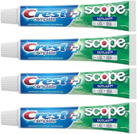 Crest Complete Whitening Plus Scope Outlast Ultra Toothpaste 6.5 oz (184g) - Pack of 4