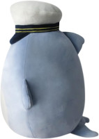 Squishmallows 8-Inch Samir Blue Whale with Sailor Hat - Little Ultrasoft Official Kelly Toy Plush