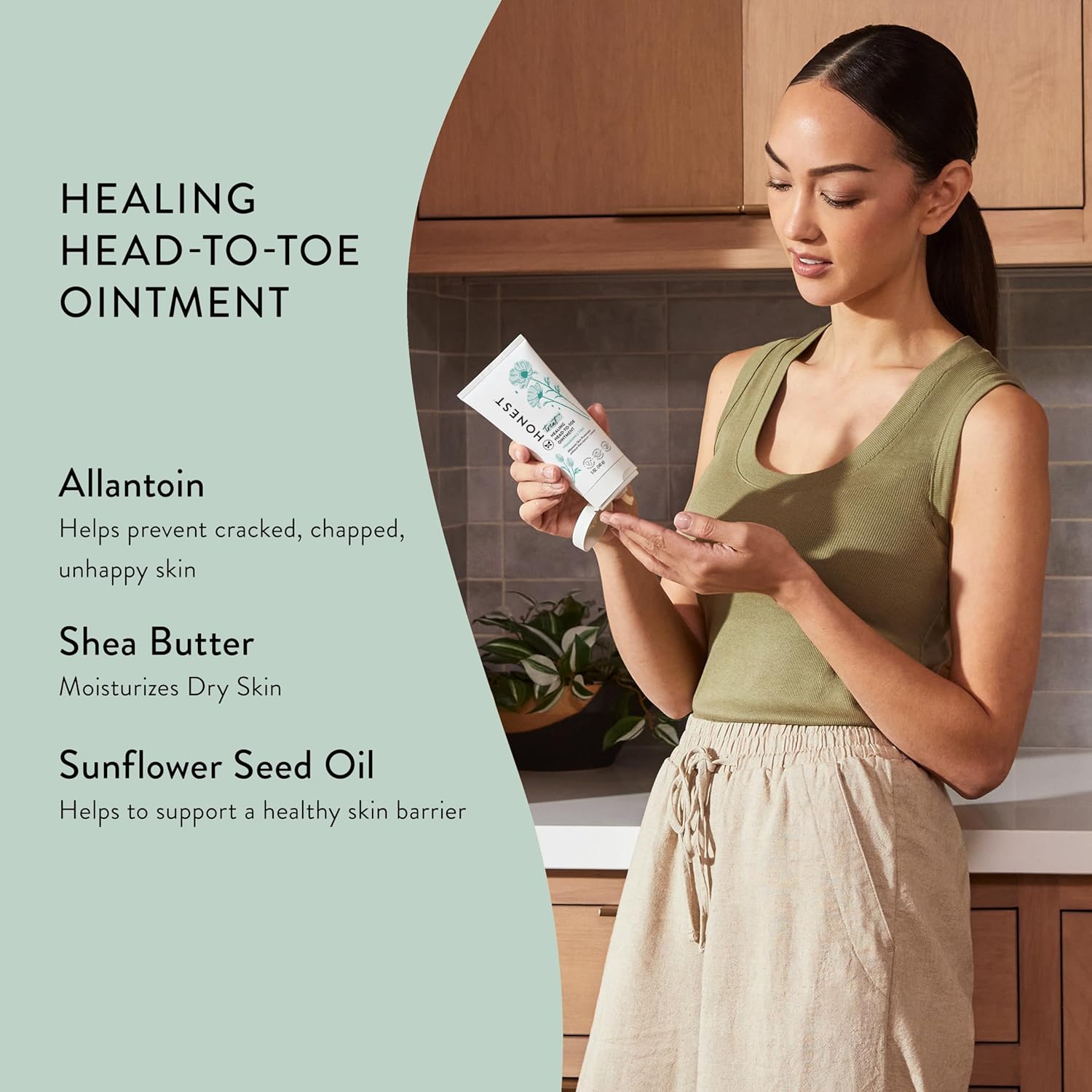 The Honest Company Head to Toe Multi-Purpose Healing Ointment | Safe for Sensitive Skin | Hypoallergenic, Fragrance Free, Vegan | 5 oz Multi-Purpose Healing Ointment, 5 oz