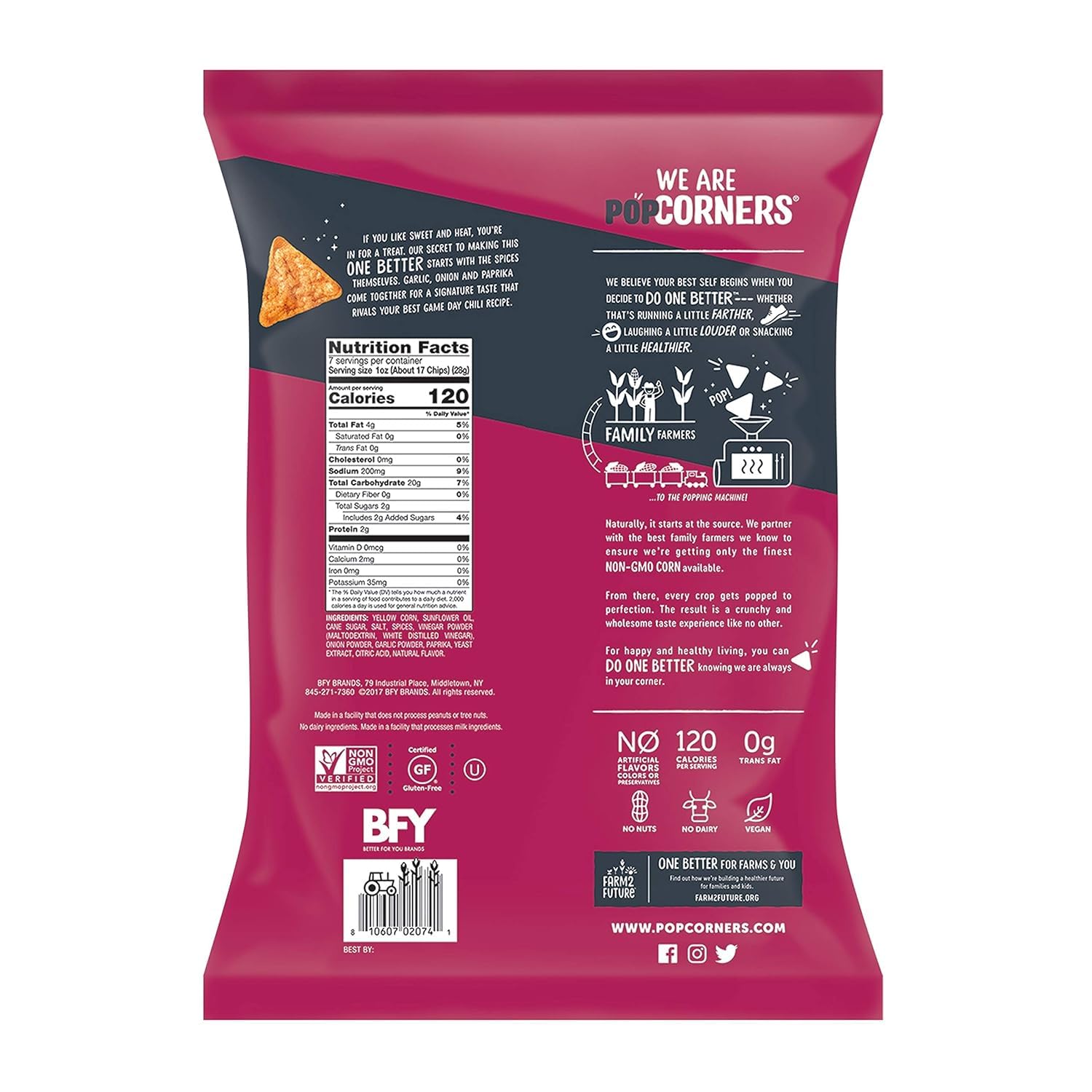 Popcorners Sweet Chili, 7 Oz 7 Ounce (Pack of 1)