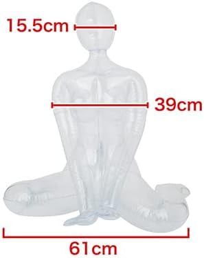 Love Body Aki 3.0, Japanese Hentai Inflatable Sex Doll with Sexy Boobs&Hips for Male Masturbator, Transparent Air Body Japanese Obedient Hentai Gal Aki Sex Doll, Lovely Body for Pocket Pussy