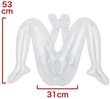 Love Body Aki 3.0, Japanese Hentai Inflatable Sex Doll with Sexy Boobs&Hips for Male Masturbator, Transparent Air Body Japanese Obedient Hentai Gal Aki Sex Doll, Lovely Body for Pocket Pussy