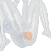 Love Body Aki 3.0, Japanese Hentai Inflatable Sex Doll with Sexy Boobs&Hips for Male Masturbator, Transparent Air Body Japanese Obedient Hentai Gal Aki Sex Doll, Lovely Body for Pocket Pussy