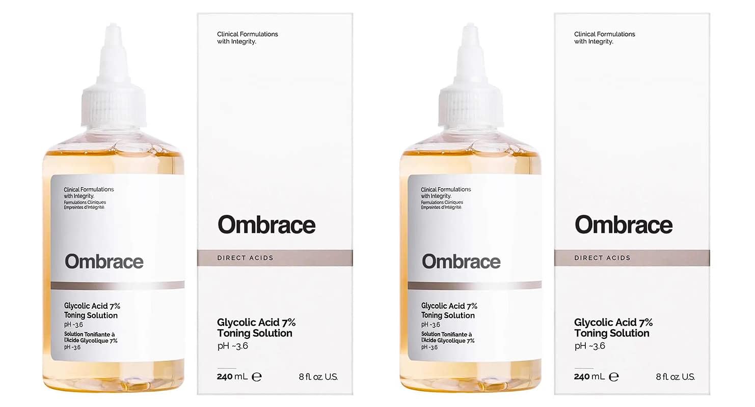 Ombrace Glycolic Acid 7% Toning Solution 240ml Pack of 2