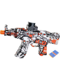 Amazon's cross-border blockbuster M416D electric graffiti water gun, high-pressure water spray, water fight, magical water toy