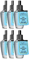 Bath and Body Works 6 Pack Sun-Drenched Linen Wallflowers Fragrance Refill 0.8 Oz. Sun Drenched-Linen 0.8 Fl Oz (Pack of 6)