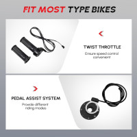 PEXMOR Electric Bike Conversion Kit, 48V 1000W /1500W 26