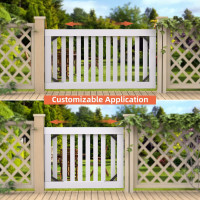 Gate Corner Brace Bracket Gate Kit for Wooden Fence Gate Hinges No Sag Frame Kit for Shed Doors, Driveway Gates, Corral Gates, Wood Windows (Black)