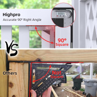 Gate Corner Brace Bracket Gate Kit for Wooden Fence Gate Hinges No Sag Frame Kit for Shed Doors, Driveway Gates, Corral Gates, Wood Windows (Black)