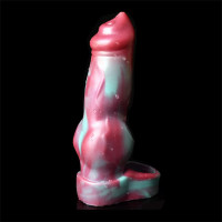 Silicone Penis Sleeve Enlarger Male Penis Extension Sleeve with Cock Ring, Knot Realistic Penis Sheath Cock Extender Sleeve Adult Sex Toys (Colorful)