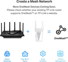 TP-Link AX3000 WiFi 6 Range Extender, PCMag Editor's Choice, Dual Band WiFi Repeater Signal Booster with Gigabit Ethernet Port, Access Point, APP Setup, OneMesh Compatible (RE715X)