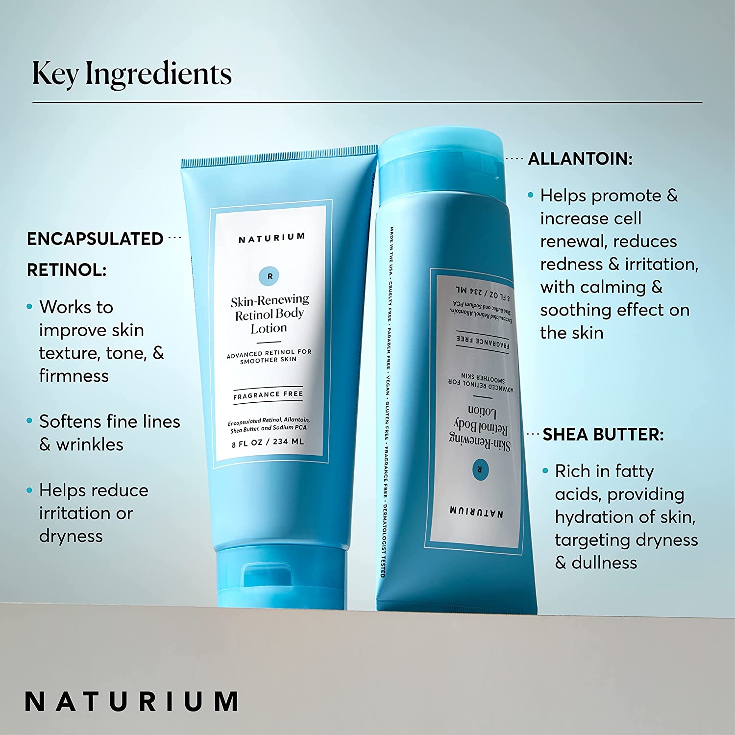 Wholesale Naturium Skin-Renewing Retinol Body Lotion, Skin Tone