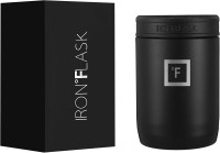 IRON °FLASK Standard Can Cooler 12oz for Beer, Soda, Sparkling Water, Drinks, Insulated Stainless Steel Holder for Regular Cans - Black