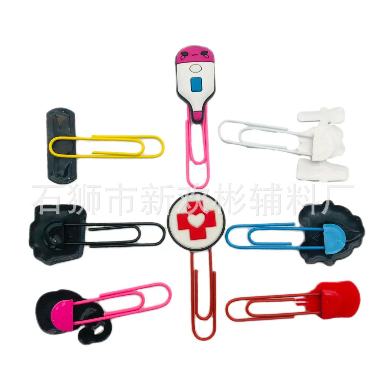 Medical Paper Clips Bookmarks Cute Cartoon Page Clips Decoration Colorful DIY Paper Clips Student Stationery Cross border