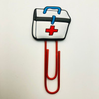 Medical Paper Clips Bookmarks Cute Cartoon Page Clips Decoration Colorful DIY Paper Clips Student Stationery Cross border