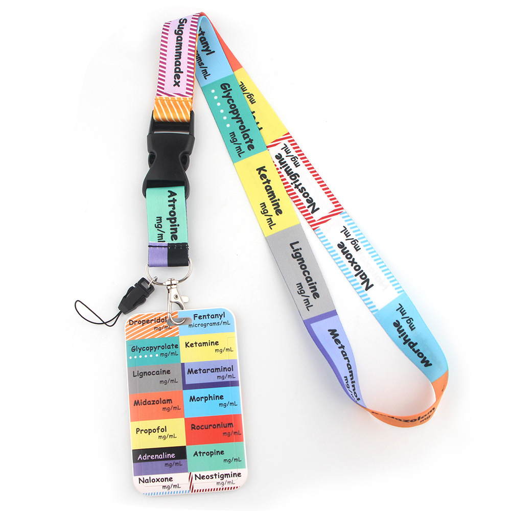 Foreign Trade Bestselling Doctor Mobile Phone Hanging Rope Card Set Campus Card Student Card Dining Card Access Card Factory Brand Work Card Set