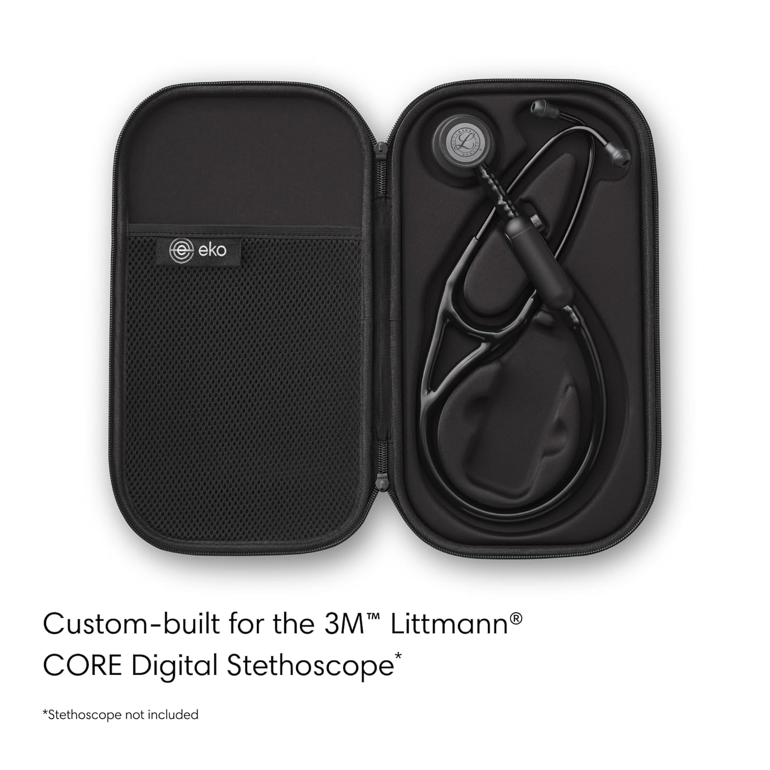 Eko Stethoscope Case Built for 3M Littmann CORE Digital Stethoscope/Cardiology IV Stethoscope/Classic Stethoscope/Eko Duo ECG + Digital Stethoscope