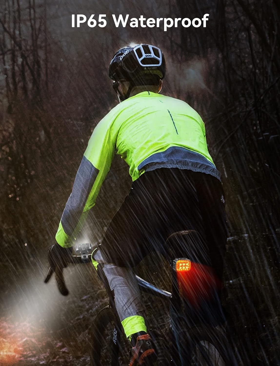 Bike Lights for Night Riding Rechargeable, Super Bright Bicycle Headlight Taillight Set Ebike Accessories Reflectors Led Lights Flashlight Front andBack ，Adult Kids' Stroller Lights