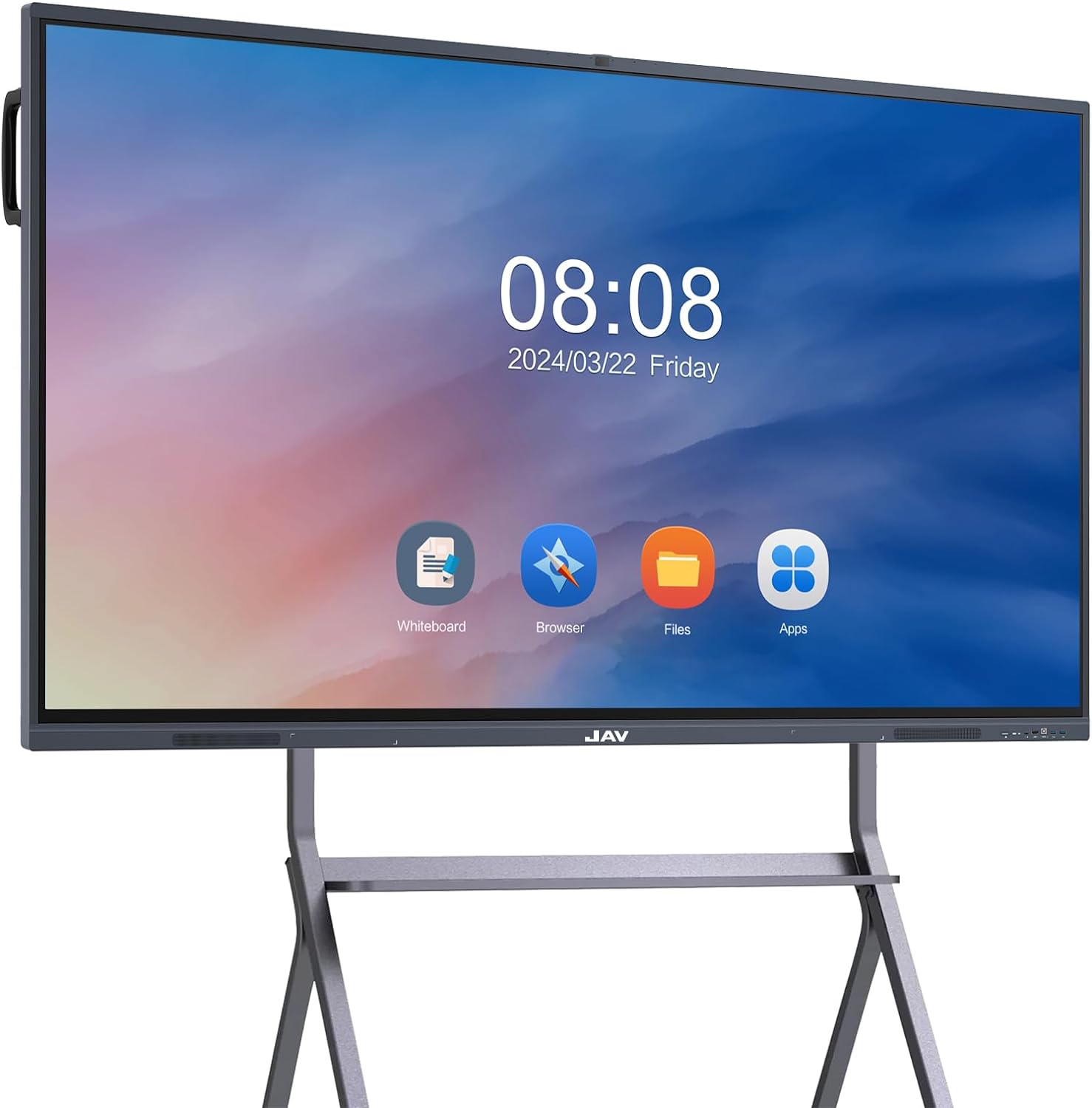 JAV Interactive Whiteboard, 55'' 4K UHD Smart Whiteboard, Smart Board for Classroom and Business, Digital Touch Screen Smartboard, Robust App Ecosystem for Remote Meeting (Board Only)