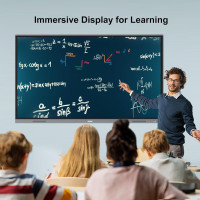 JAV Interactive Whiteboard, 55'' 4K UHD Smart Whiteboard, Smart Board for Classroom and Business, Digital Touch Screen Smartboard, Robust App Ecosystem for Remote Meeting (Board Only)
