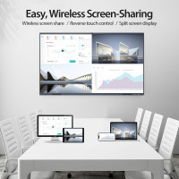JAV Interactive Whiteboard, 55'' 4K UHD Smart Whiteboard, Smart Board for Classroom and Business, Digital Touch Screen Smartboard, Robust App Ecosystem for Remote Meeting (Board Only)