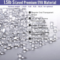 MUBYOK 1.5lb Premium Unscented Aroma Beads for Car Freshies DIY Eva Beads Freshie Beads Bulk Freshie Supplies