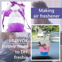 MUBYOK 1.5lb Premium Unscented Aroma Beads for Car Freshies DIY Eva Beads Freshie Beads Bulk Freshie Supplies