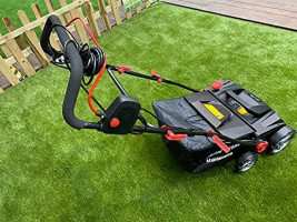 Artificial Turf Broom Yard Power Brush with Collection Box #Sweepy Box
