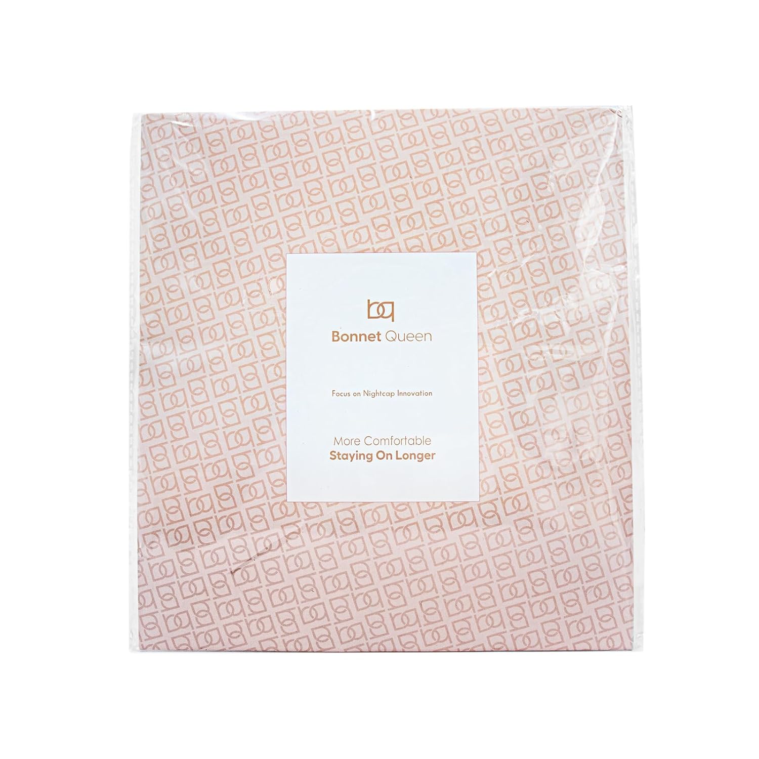 BONNET QUEEN Silk Bonnet for Sleeping Women Satin Bonnet Night Sleep Cap Wrap for Curly Hair with Adjustable Tie Band, Single Layer, Pink Medium Pink