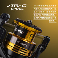 SHIMANO SHIMANO SAHARA Sahara Shallow Cup Road Asian Spinning Wheel Fish Wheel Fishing Wheel Metal Long throw